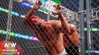 THE FIRST EVER STEEL CAGE MATCH IN AEW IS NOTHING SHORT OF AMAZING | AEW DYNAMITE 2/19/20, ATLANTA