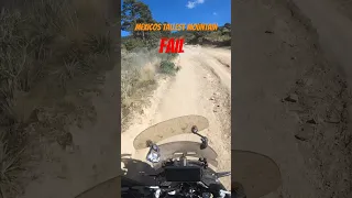 Attempting Mexicos Tallest Mountain on my CB500X