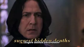 Escola Severo Snape de discurso e comportamento