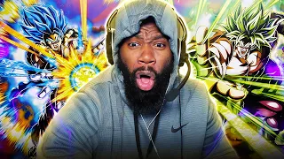 OMGINEEDANEWPAIROFPANTSBROLMAO LR GOGETA AND BROLY IS PEAK!(DBZ: Dokkan Battle Reaction)