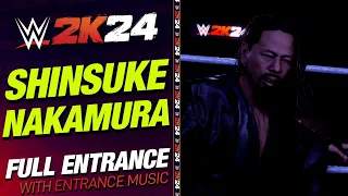 SHINSUKE NAKAMURA WWE 2K24 ENTRANCE - #WWE2K24 SHINSUKE NAKAMURA ENTRANCE THEME