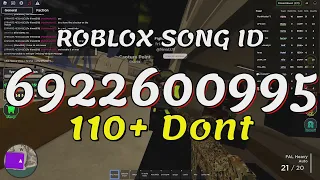 110+ Dont Roblox Song IDs/Codes