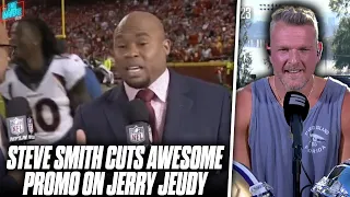 Steve Smith HILARIOUSLY Saws Down Jerry Jeudy Before Broncos Chiefs Game "You're Tier 3!"