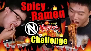 Korean Spicy Ramen Challenge with Team EnVyUs LoL – HyperX Moments