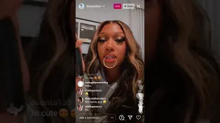 Megan Thee Stallion talks her favorite anime on ig live (2-5-21) | Amari The Great