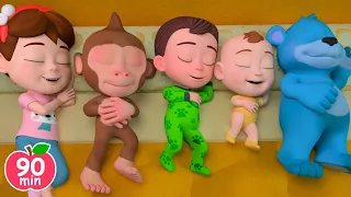 Ten In Bed | Roll Over and Then One Fell Out! and MORE Educational Nursery Rhymes & Kids Songs