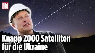 Starlink: Elon Musk aktiviert Satelliten-Hilfe für die Ukraine