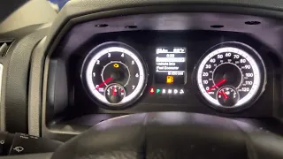 How to reset your oil life on a 2019 Ram 1500