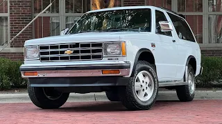 1987 Chevrolet S-10 Blazer 4x4 2dr V-6 Manual transmission 35k mile time capsule for sale!!!