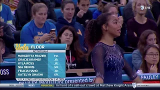 Margzetta Frazier (UCLA) 2019 Floor vs Arizona 9.925