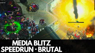 StarCraft 2 WoL - Mission 20 (Media Blitz) - Speedrun (Brutal)