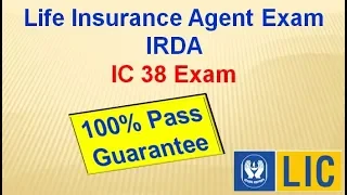 HOW TO 100% PASS IRDA || IC 38 EXAM -Imp Questions with Explanation of irda ic38 mock test 3 | lic