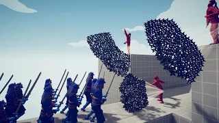 3x NINJA GOD vs EPIC SIEGE ARMY | Totally Accurate Battle Simulator TABS