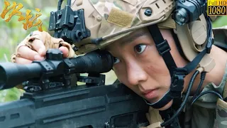 Special Forces Movie: Female soldier has great marksmanship, kills two terrorists, rescues hostages.