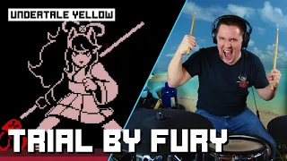 Trial By Fury From Undertale Yellow On Drums!