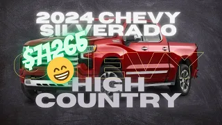 2024 CHEVY SILVERADO HIGH COUNTRY DURAMAX! HERE'S WHAT I PAID! 71k? NOPE!!!
