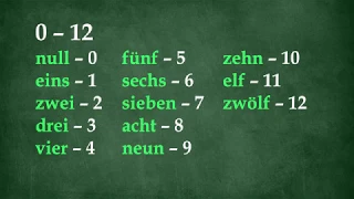 Числа по-німецьки. Урок #6.