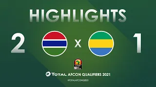 HIGHLIGHTS | Total AFCON Qualifiers 2021 | Round 4 - Group D: Gambia 2-1 Gabon