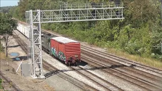 Railfanning Lowellville and Struthers, OH with NS Light Engine, Y&S and UP Power  9/19/2019