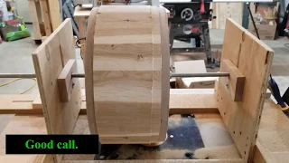 Fallen Oak Stave Snare - Part2 - Outer Milling