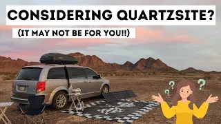 Considering a Visit to Quartzsite, AZ? 🤔 Know THIS Before You Go! (It's Not Everyone's Cup of Tea!)