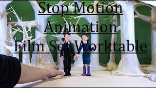 How I Made My own Film Set Table for STOP MOTION ANIMATION