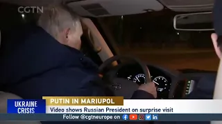 Putin makes surprise visit to Mariupol in eastern Ukraine