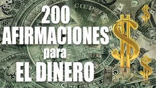 200 DECRETOS PODEROSOS para el DINERO dirigidos al subconsciente. Meditación | Afirmaciones