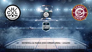 HC Lugano vs HC Geneve Servette - National League - Interviste