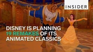 Which classic Disney animated movies are being remade?