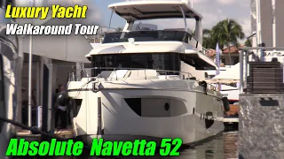 Amazing Motor Yacht ! 2023 Absolute Navetta 52