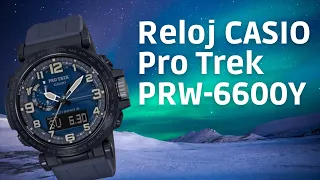 Reloj CASIO Pro Trek PRW-6600Y: ¡Conócelo y mira que hace!