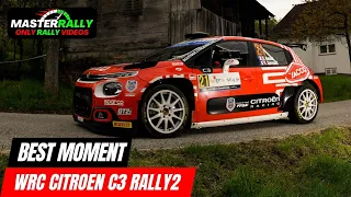 WRC RALLY CITROEN C3 RALLY2  2022 BEST MOMENT FLAT OUT AND PURE SOUND