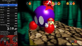 Super Mario 74 Extreme Edition 157 Star Speedrun in 3:29:23