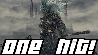 Dark souls 3 - One Hit Namless king! + his dragon!