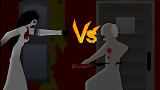 Slendrina Vs Granny (Sticknodes Animation)