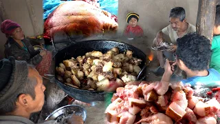 Grand Father's cooking || Pork Curry ||