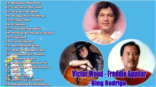 VICTOR WOOD, BING RODRIGO, FREDDIE AGUILAR  - Greatest Hits OPM Love Songs Full Playlist