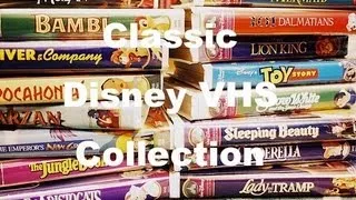 Classic VHS Disney Movie Collection