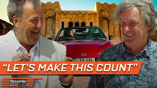 Clarkson, Hammond and May Crash During Race Around The Game Of Thrones Set | The Grand Tour