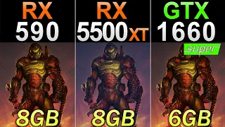 RX 590 Vs. RX 5500 XT (8GB) Vs. GTX 1660 Super | 1080p and 1440p Gaming Benchmarks