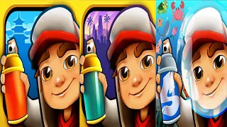 SUBWAY SURFERS BEIJING 2014 VS LOS ANGELES 2015 VS UNDERWATER 2024