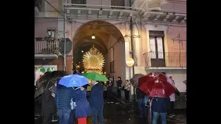 Biancavilla: processione bagnata della Sacra Icona di Santa Maria dell'Elemosina 4 ottobre 2018