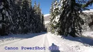 Cравнение видео Canon s110,Sony a7 (Alpha 7),GoPro HERO3+. Доббиако/Dobbiaco Италия: Лыжный курорт.