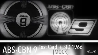 ABS-CBN 9 Test Card + Station ID 1966 [MOCK]