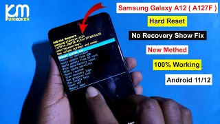 Samsung A12 Hard Reset Mew Methed Recovery Not Show Fix | Samsung A127F Pattern/Pin Unlock 100% Work