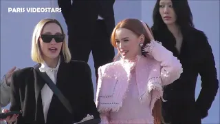 Madelaine Pesch @ Paris Fashion Week 2 march 2023 show Givenchy