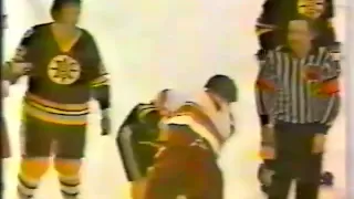 Bruins vs. Atlanta Flames Bench Clearing Brawl