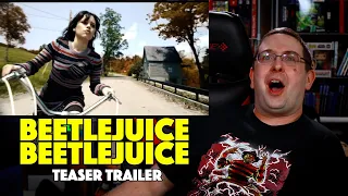 REACTION! Beetlejuice Beetlejuice Teaser Trailer #1 - Jenna Ortega Movie 2024