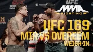 UFC 169 Weigh-Ins: Frank Mir vs. Alistair Overeeem